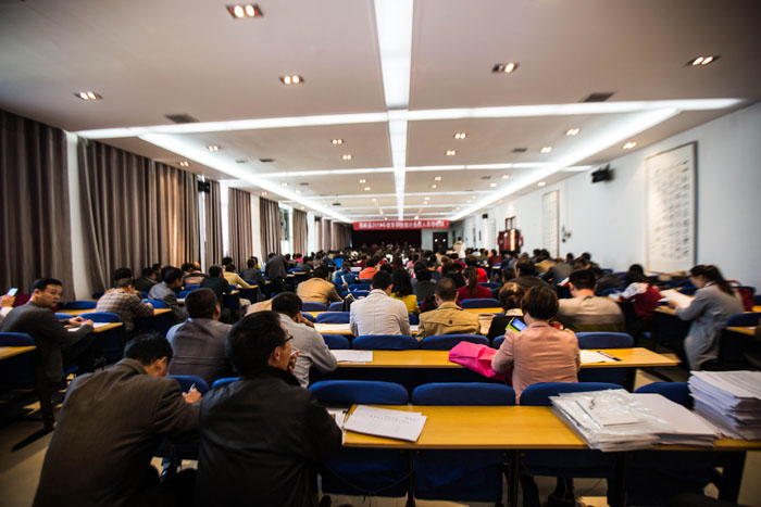淮阳县2015年教育事业统计基层人员培训班在我校召开