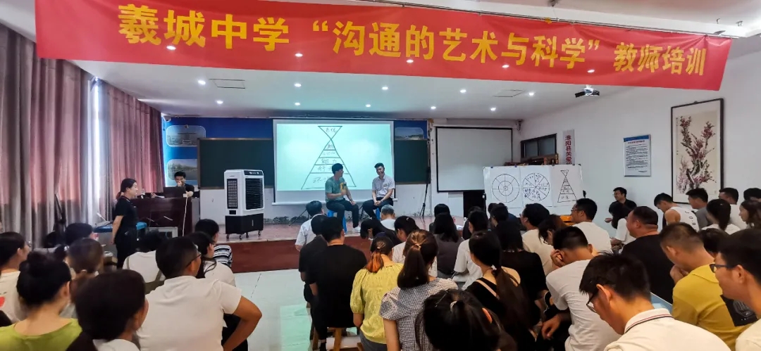 淮阳羲城中学举行《沟通的艺术与科学》班主任培训会